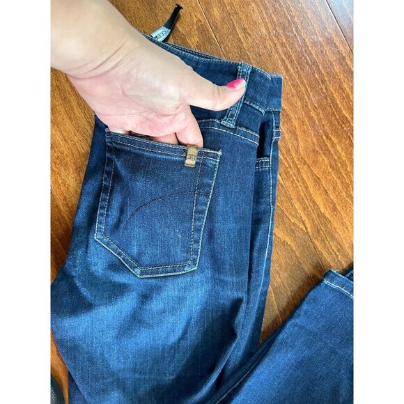 Joe's Jeans Denim Stretch Cotton Dark Blue Wash 28 Skinny Ankle Womens - Picture 4 of 8